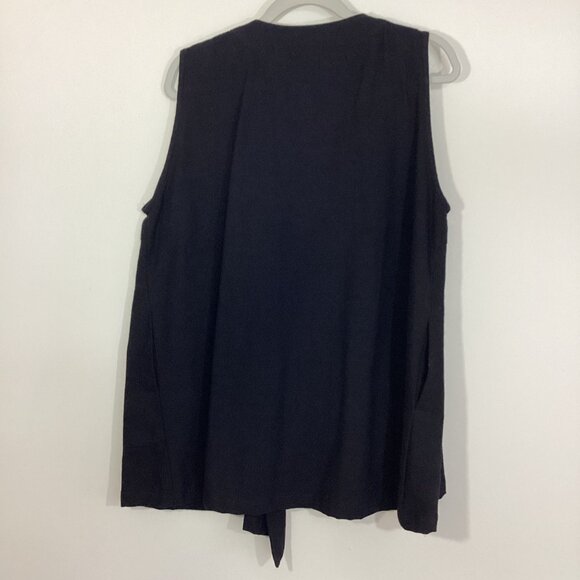 Cupcake International Abstract Artistic Oversized Tunic Vest Size Medium NWT - Picture 5 of 6